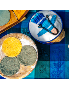 Eko tortilla kukurydziana 15cm MIX (niebieska i żółta) -...